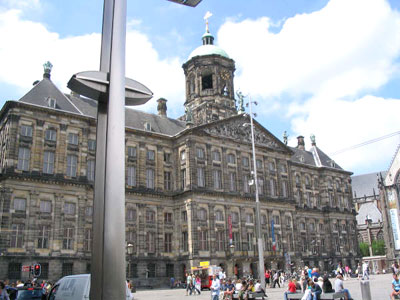 Palazzo Reale, il vecchio Municipio di Amsterdam, qui per dimensioni reali