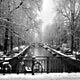 Canali in inverno ad Amsterdam