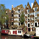 Houseboat e Case a Brouwersgracht di Amsterdam