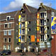 Porte colorate delle case di Amsterdam