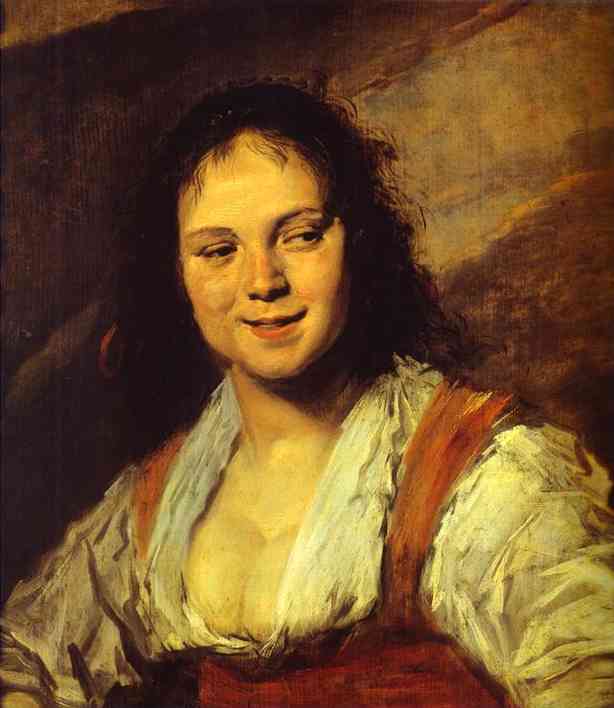 Gypsy Girl di Frans Hals, link qui per dimensioni reali