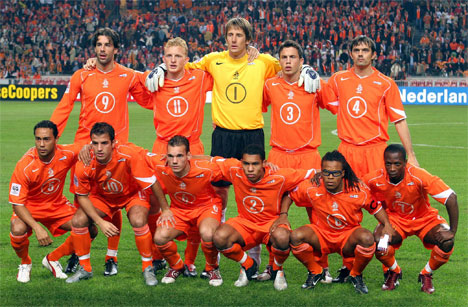 Squadra Calcio Nazionale dell'Olanda, link qui per dimensioni reali