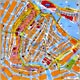 particolare mappa di amsterdam