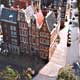 Case dall'alto al quartiere Jordaan di Amsterdam